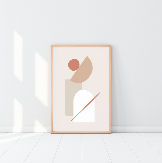 Abstract Minimalist Poster