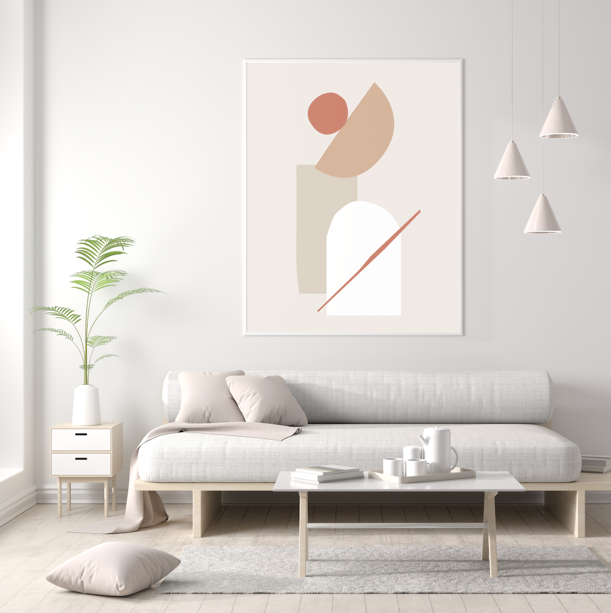 Abstract Minimalist Poster