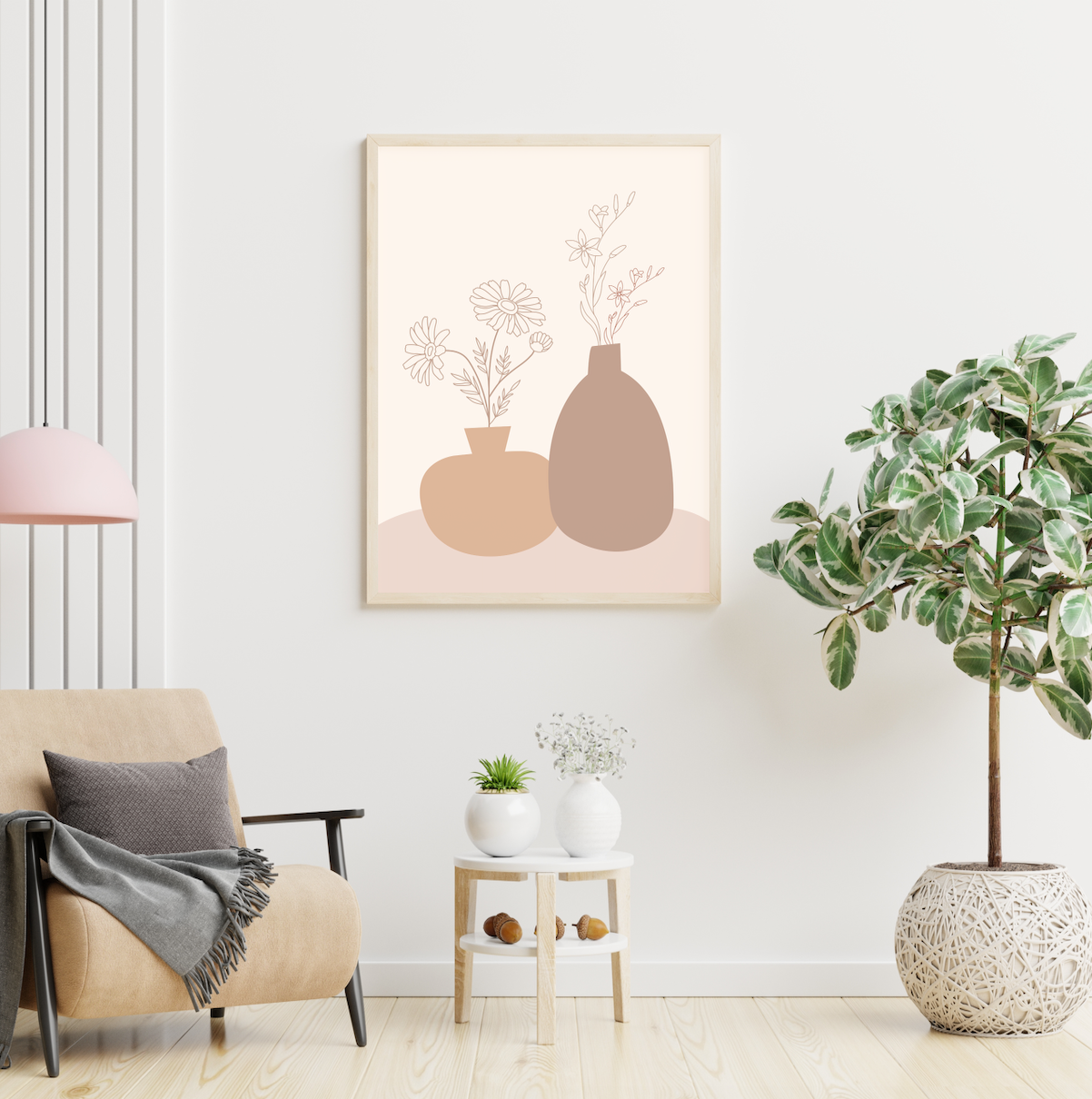 Abstract Vase Poster