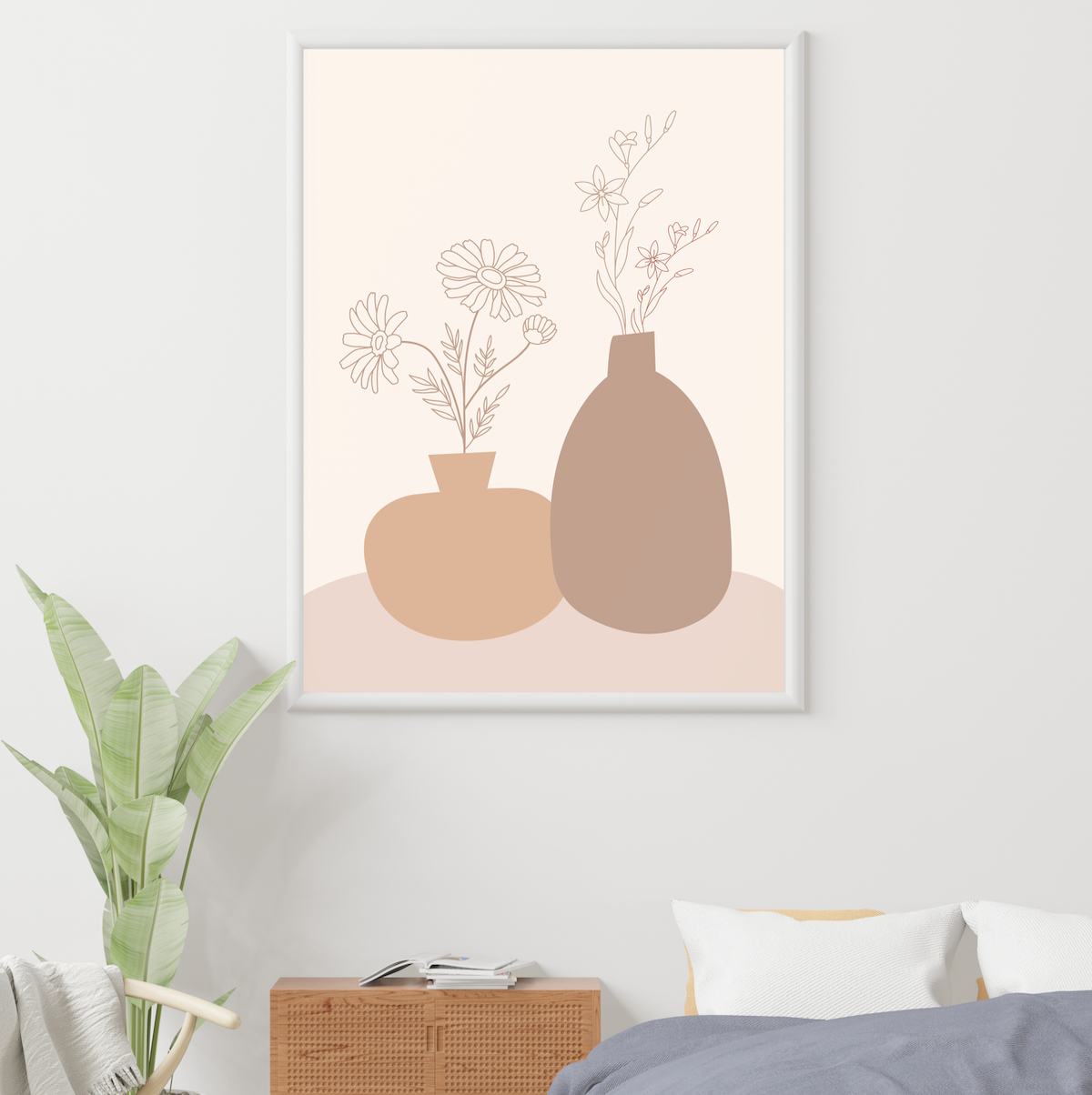 Abstract Vase Poster