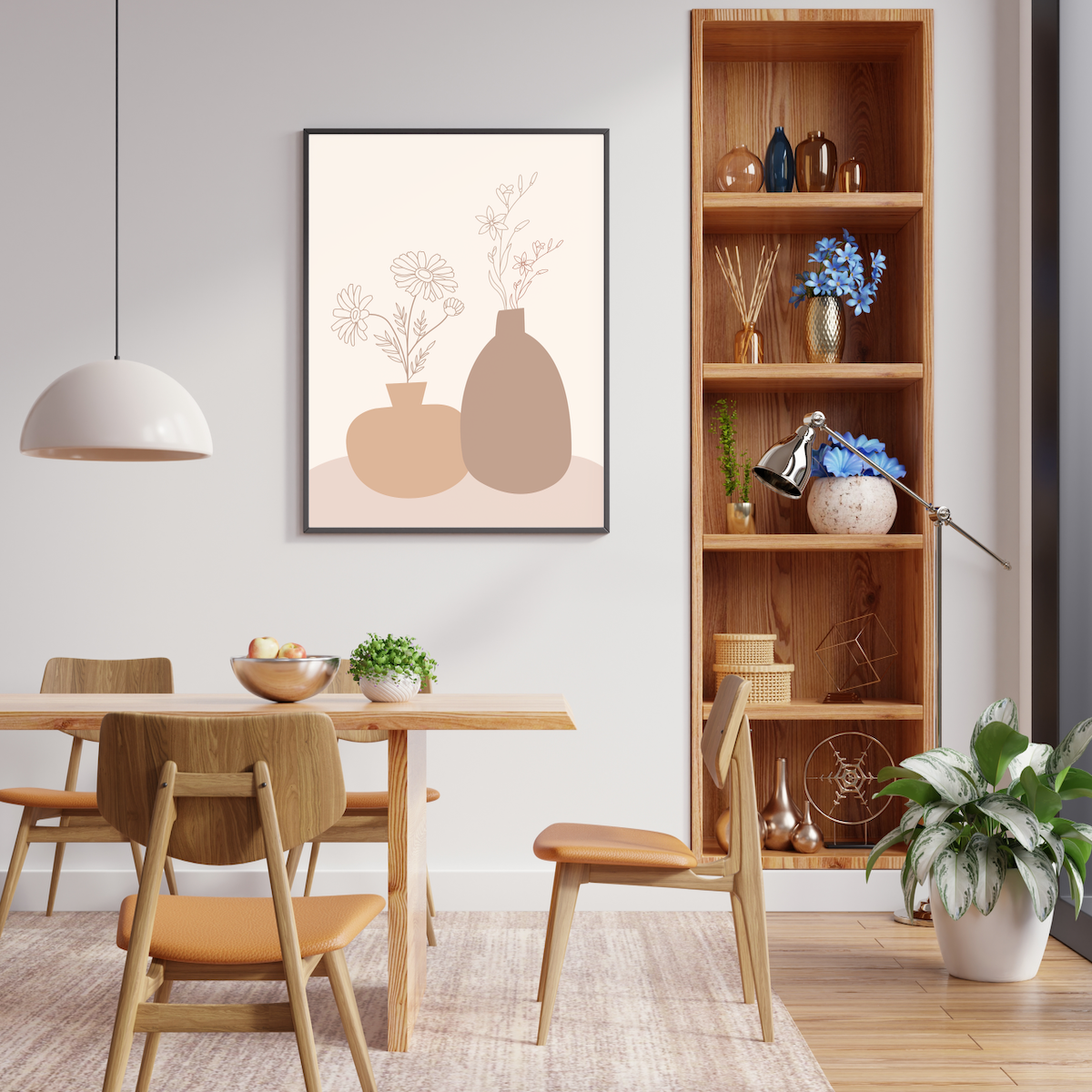 Abstract Vase Poster