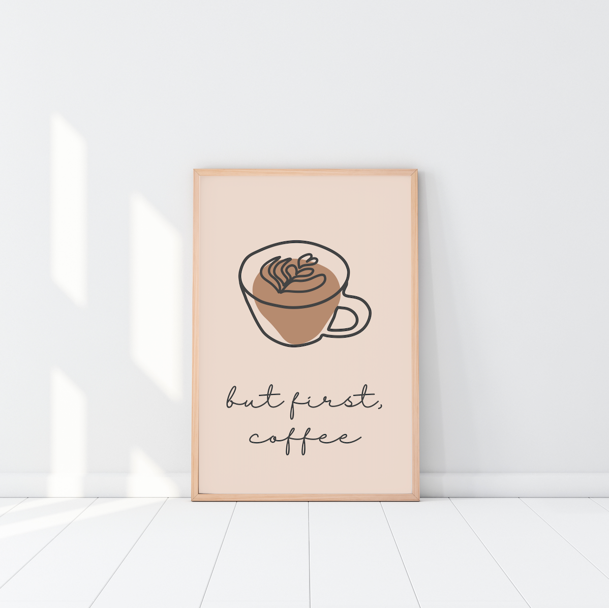 But First, Coffee Poster