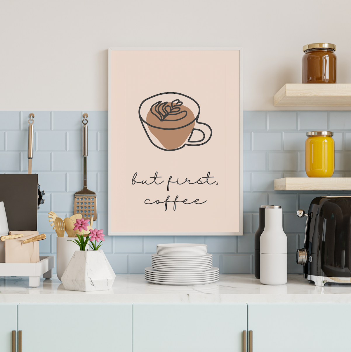 But First, Coffee Poster