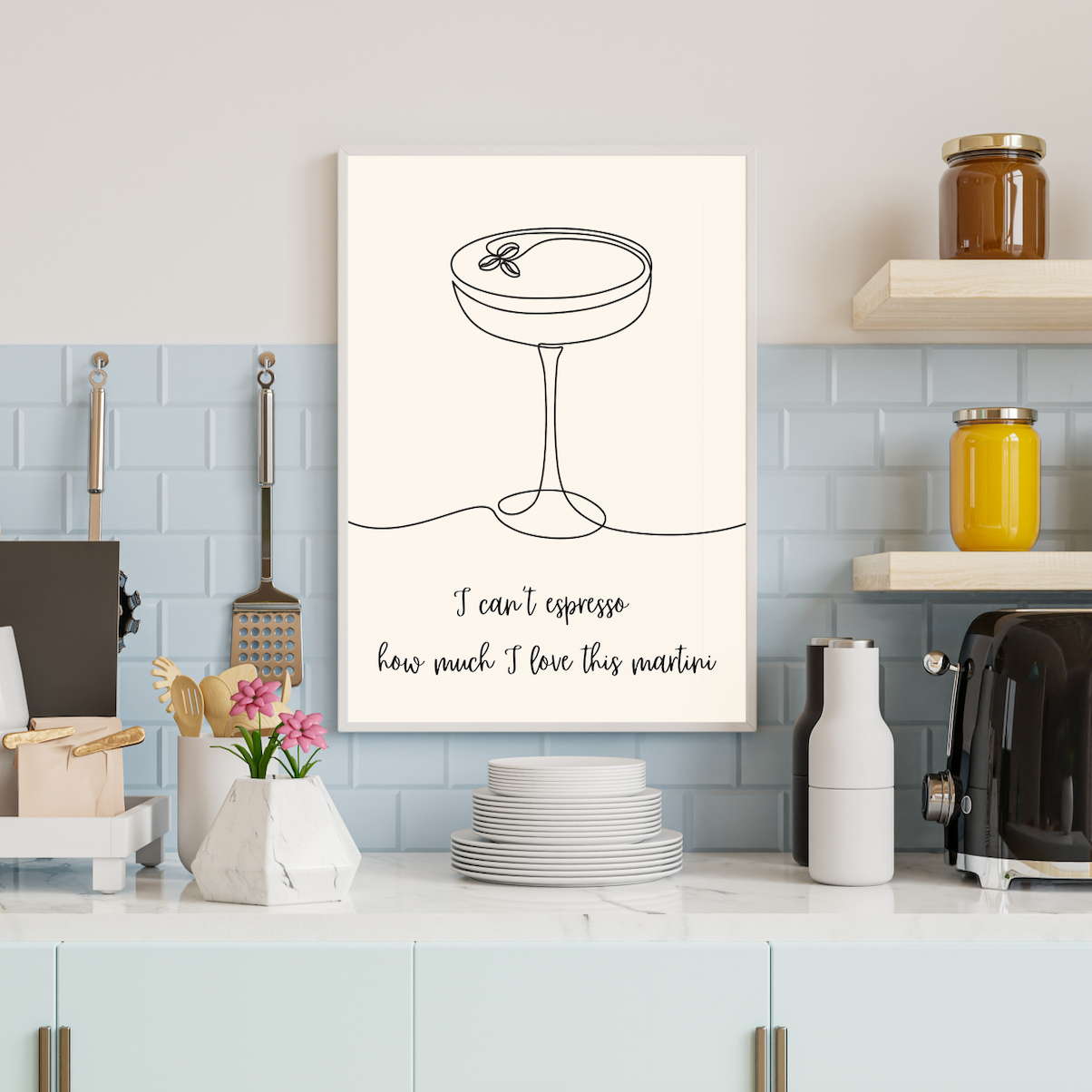 Espresso Martini Pun Poster