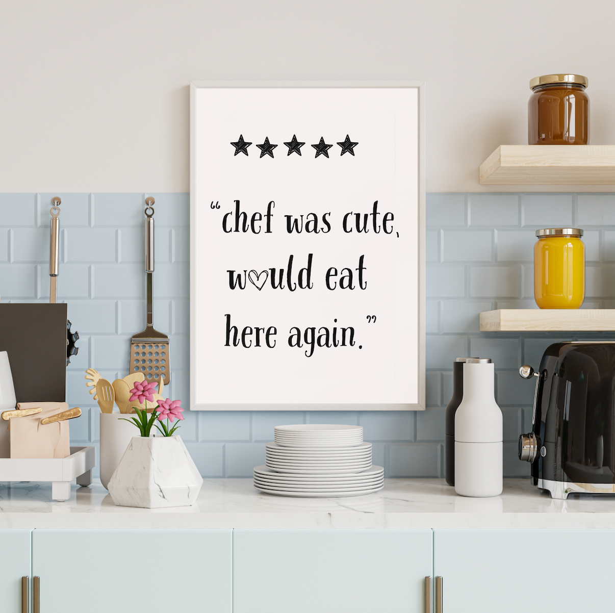 Chef Was Cute Poster