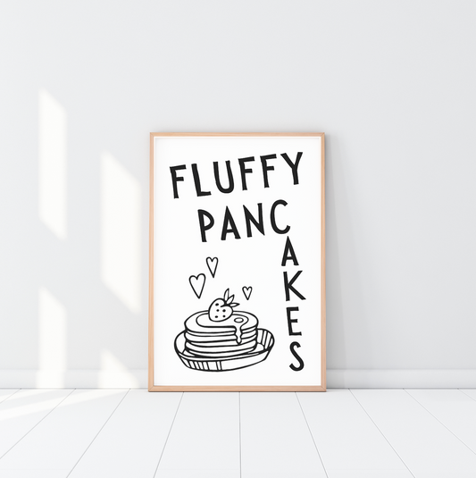 Fluffy Pancakes Poster