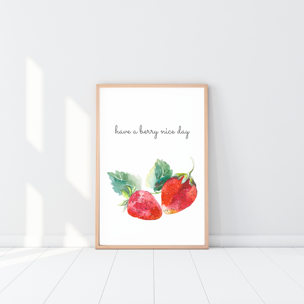 Have A Berry Nice Day Poster