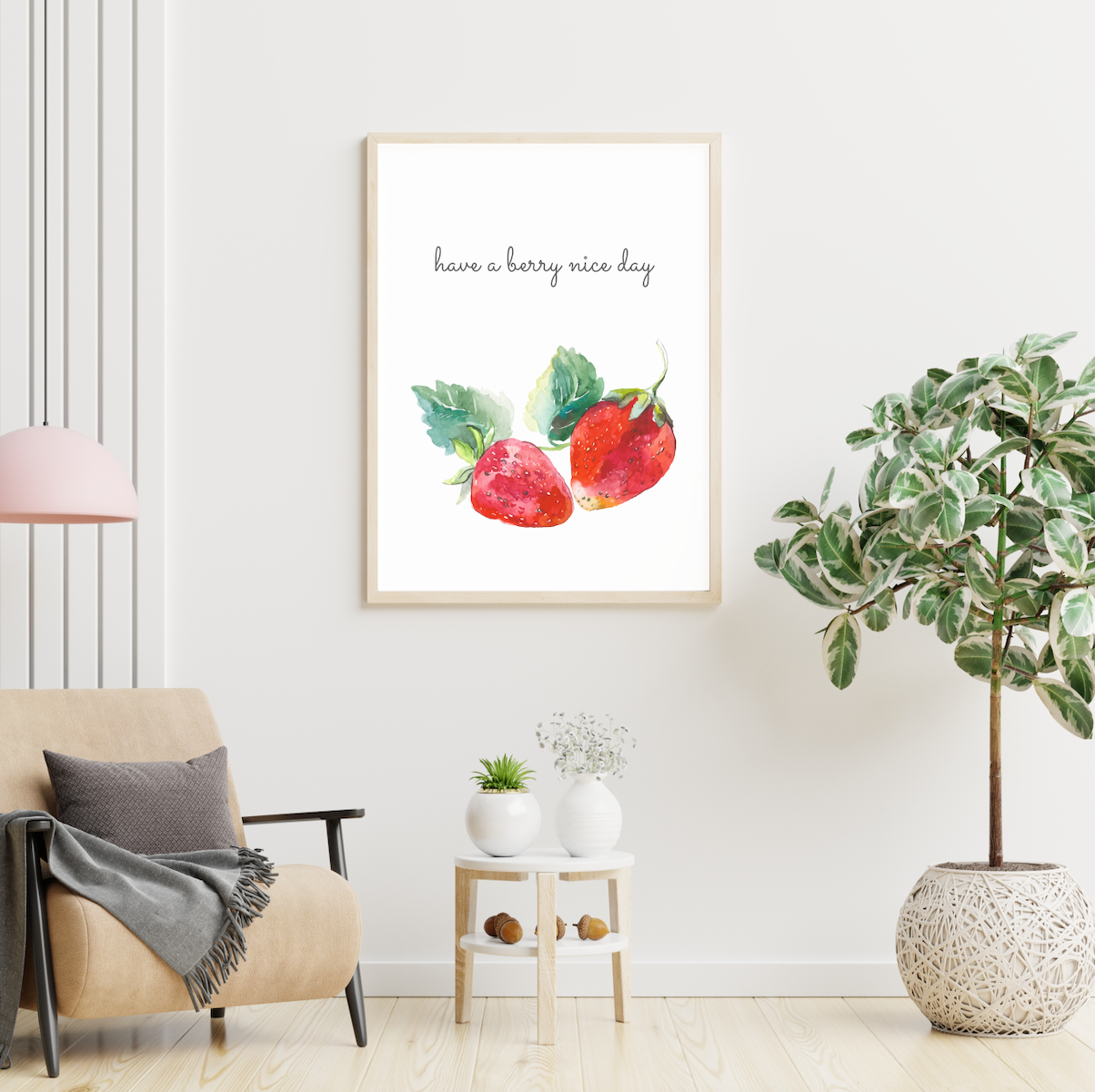 Have A Berry Nice Day Poster