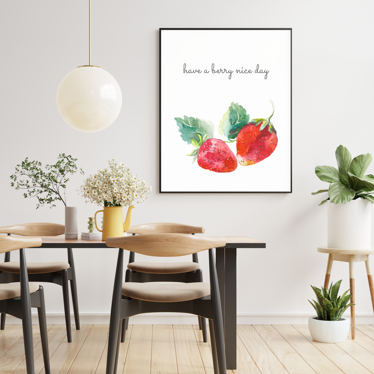 Have A Berry Nice Day Poster