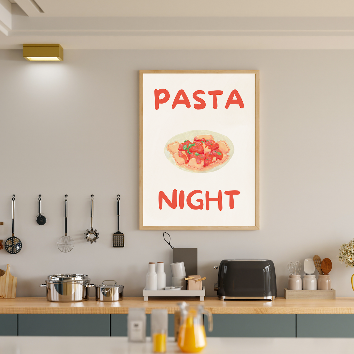 Pasta Night Poster