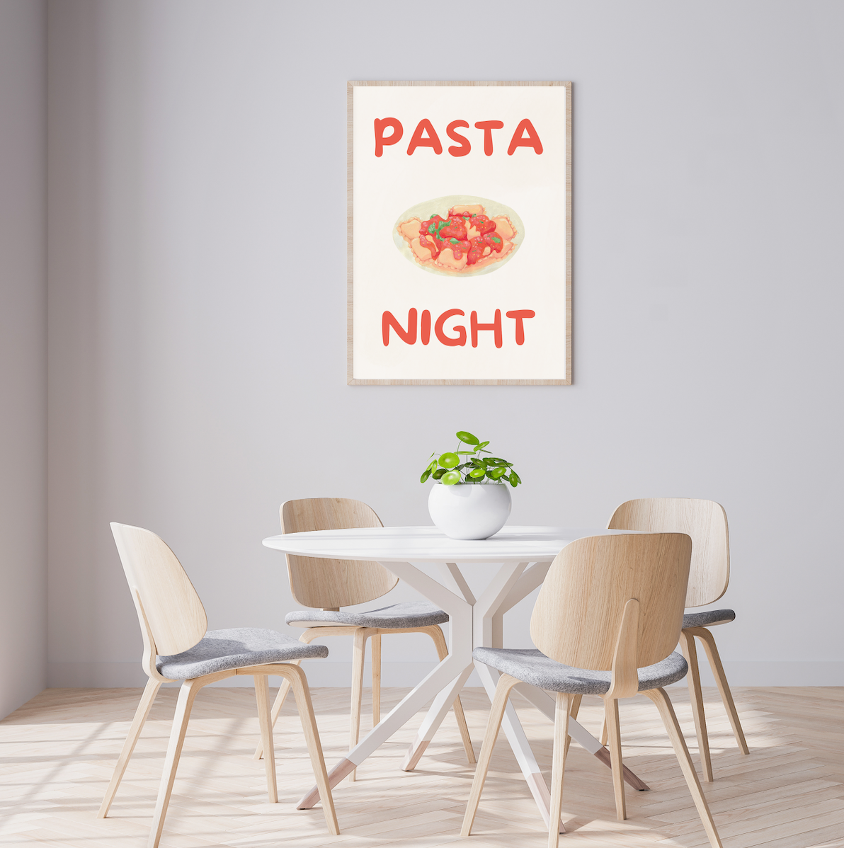 Pasta Night Poster