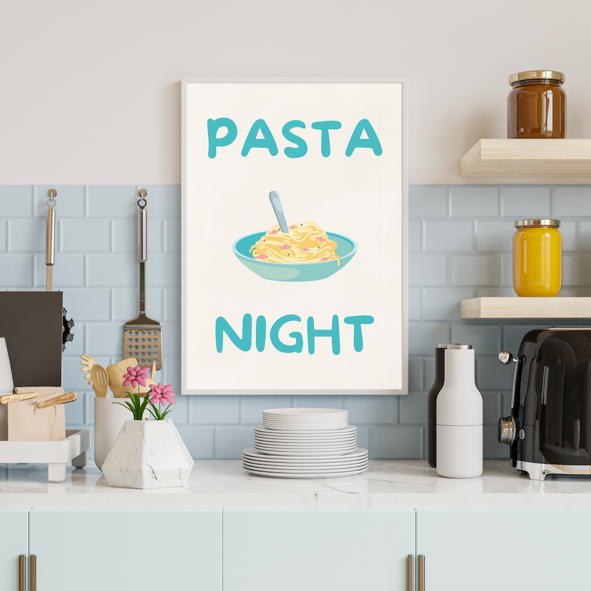 Pasta Night Poster