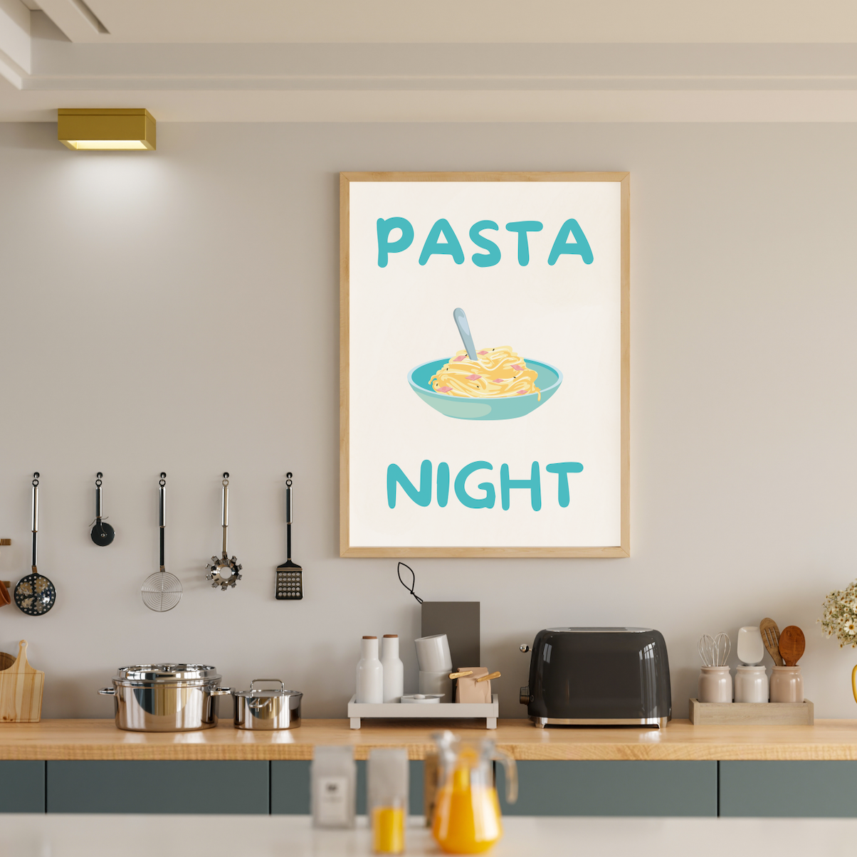 Pasta Night Poster