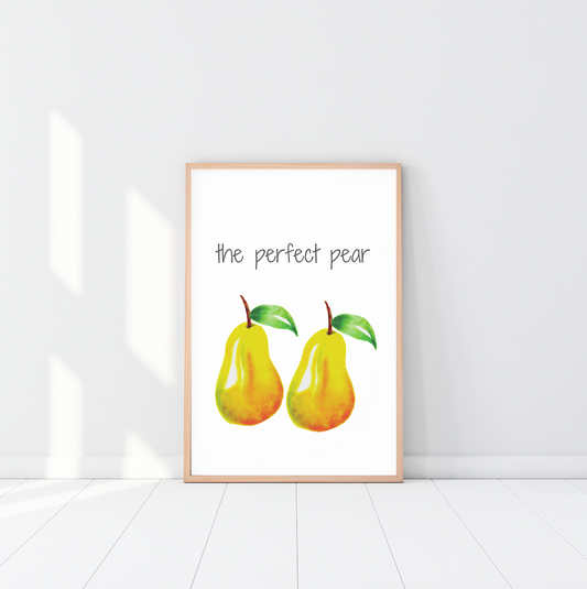 Perfect Pear Poster