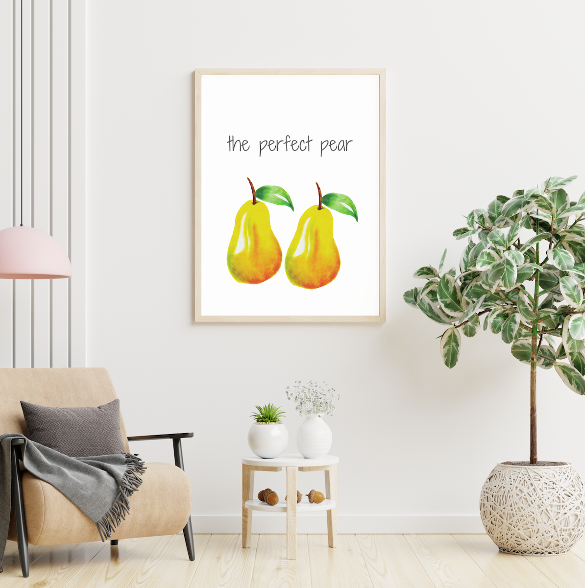 Perfect Pear Poster