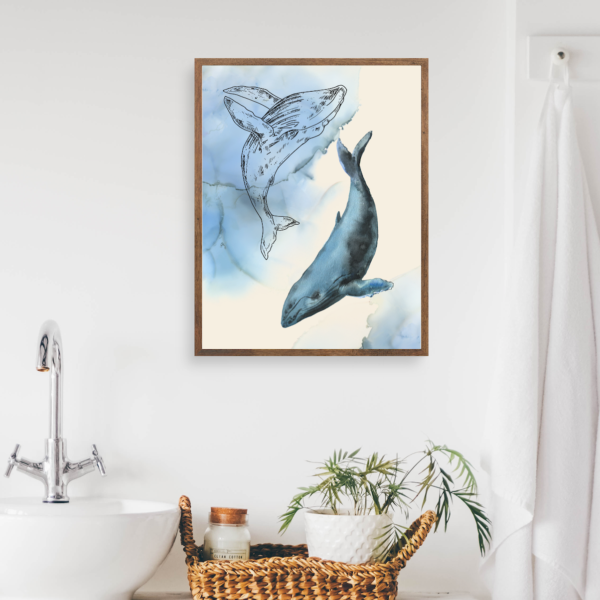 Blue Whale Poster