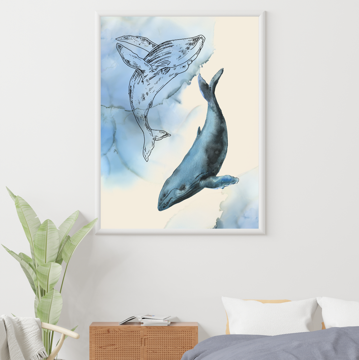 Blue Whale Poster